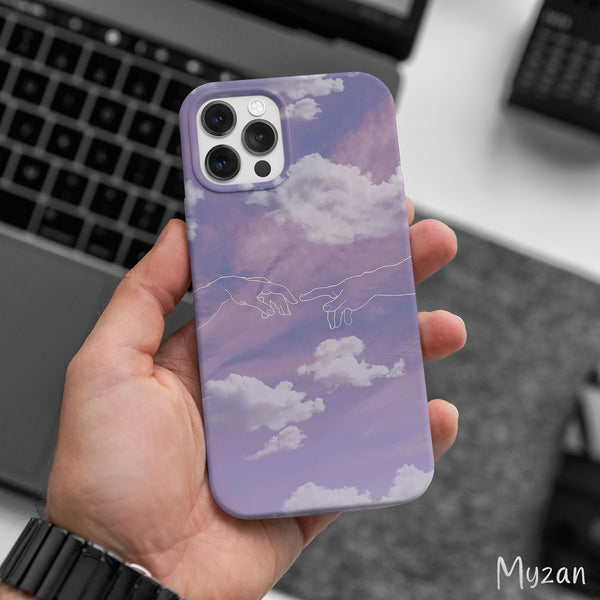 AC455 - Clouds - Aesthetic Mobile Case – Myzan