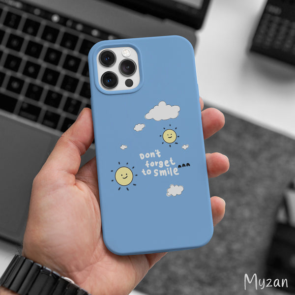 AC460 - Don't Forget To Smile - Aesthetic Mobile Case