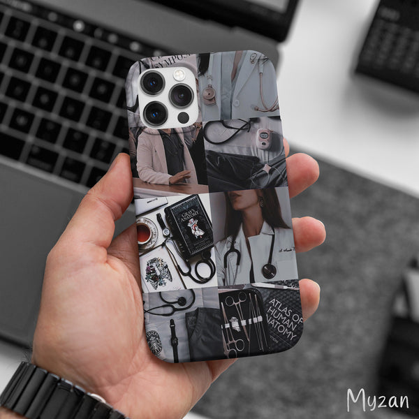 AC497 - Medical Collage - Aesthetic Mobile Case