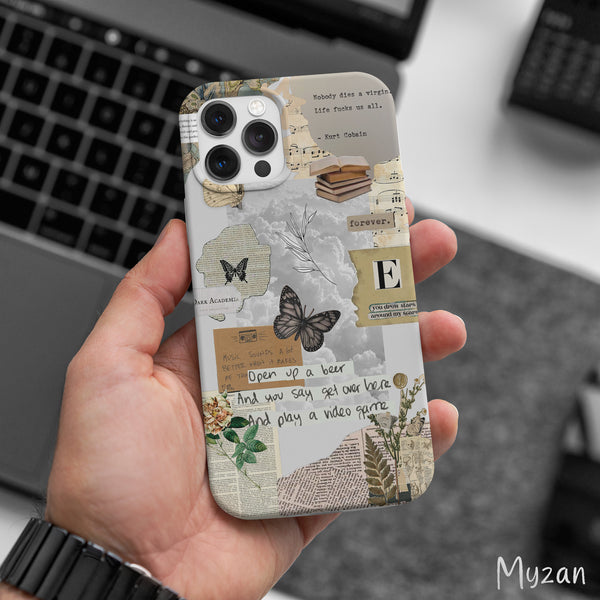 AC513 - Minimalist Butterfly - Aesthetic Mobile Case