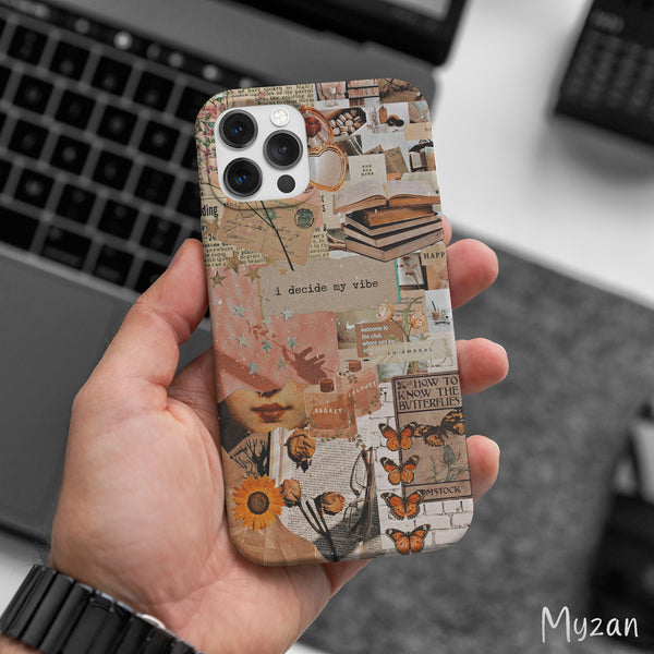 AC505 - I Decide My Vibe - Aesthetic Mobile Case