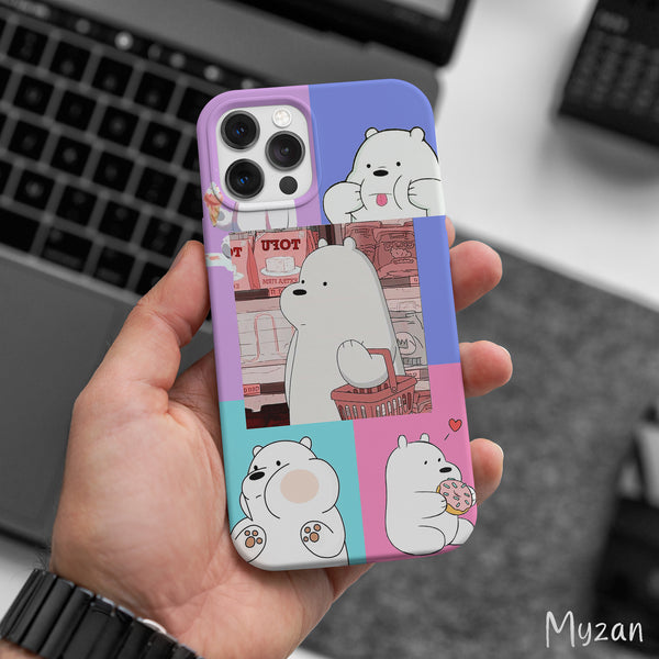 AC508 - Bear Collage - Aesthetic Mobile Case