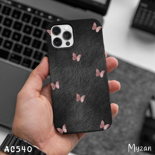 AC540 - Pink Butterflies - Aesthetic Mobile Case