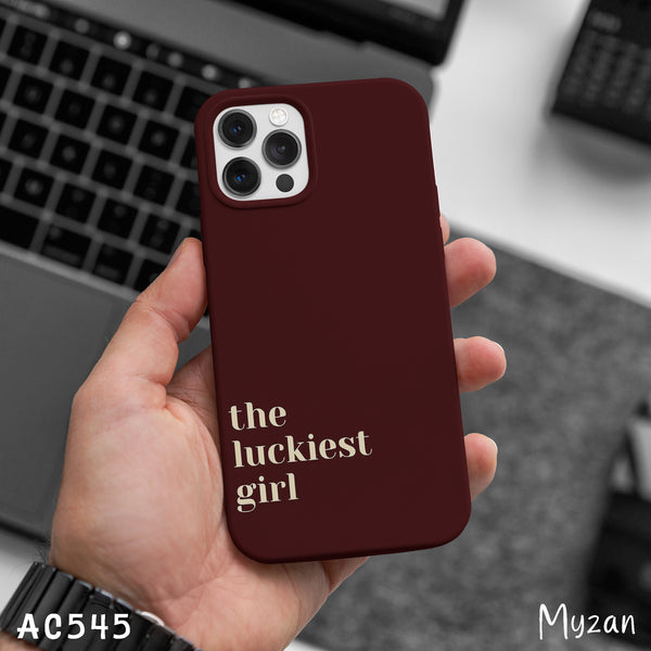 AC545 - The Luckiest Girl - Aesthetic Mobile Case