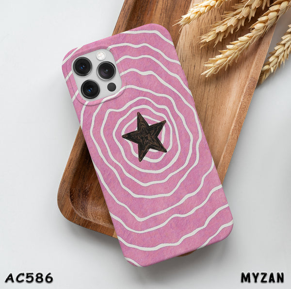 AC586 - Black Star - Aesthetic Mobile Case