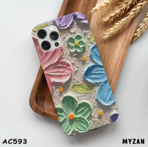 AC593 - Vintage Inspired - Floral Mobile Case