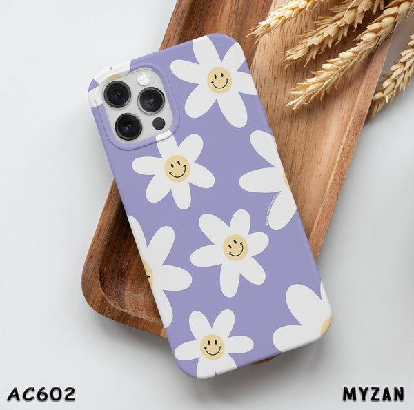 AC602 - Smile Face Floral - Aesthetic Mobile Case