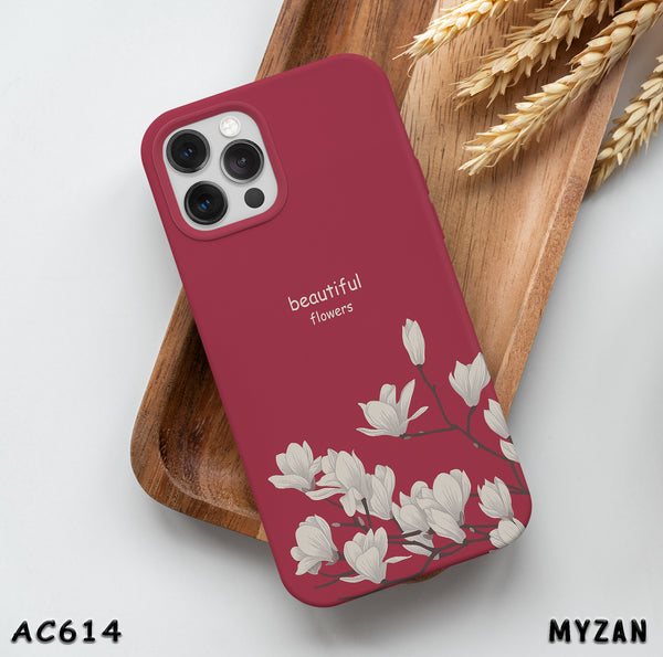 AC614 - Camellia Floral - Aesthetic Mobile Case