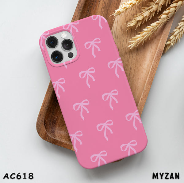 AC618 - Pink Bow - Aesthetic Mobile Case