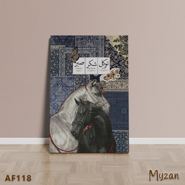 AF118 - Aesthetic Rug Horse - Persian Frame
