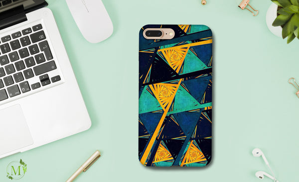 RC042 - Multicolor Marble Mobile Case - Myzan