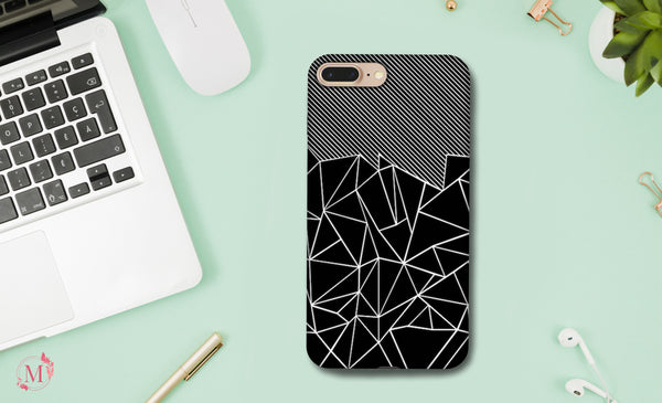 RC044 - Geometric Marble Mobile Case - Myzan