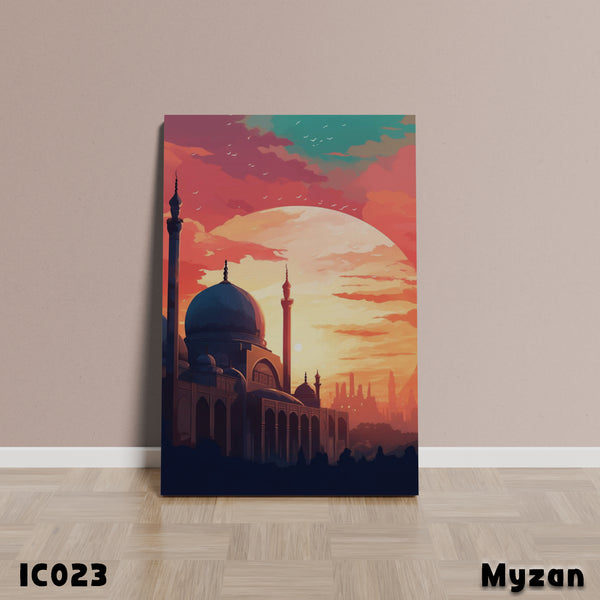 IC023 - Mosque - Islamic Frame