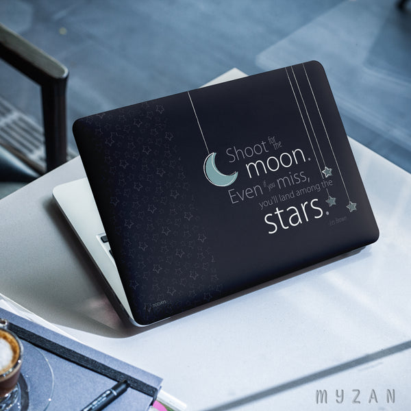 LS026 - Moon Quote - Aesthetic Laptop Skin