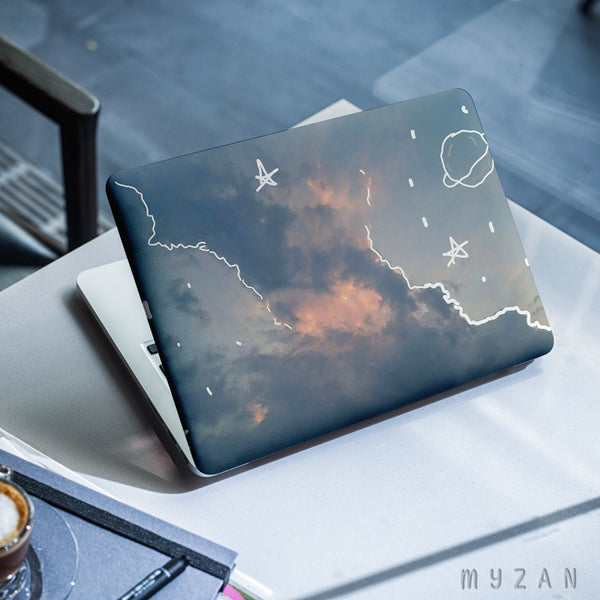 LS029 - Galaxy Stars - Aesthetic Laptop Skin