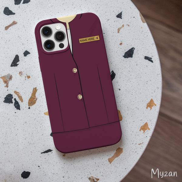 PF069 - Qatar Air Cabin Crew - Professional Mobile Case