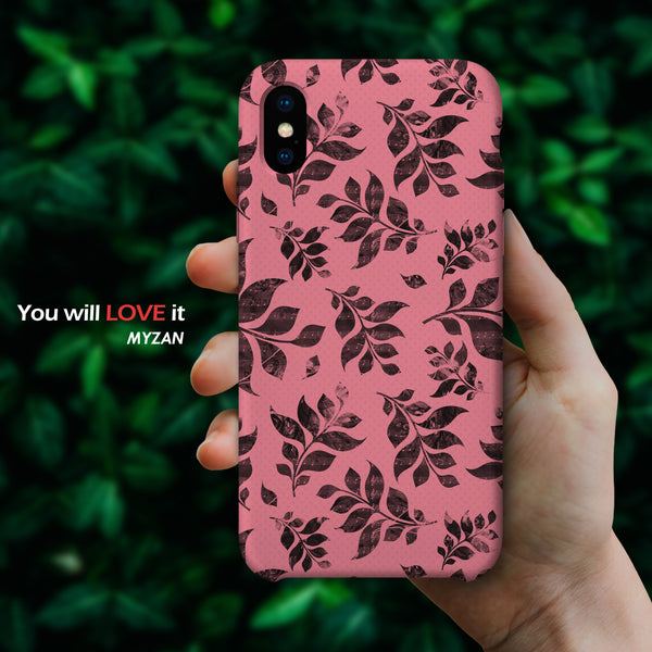 RC100 - Pink & Black Floral Mobile Case