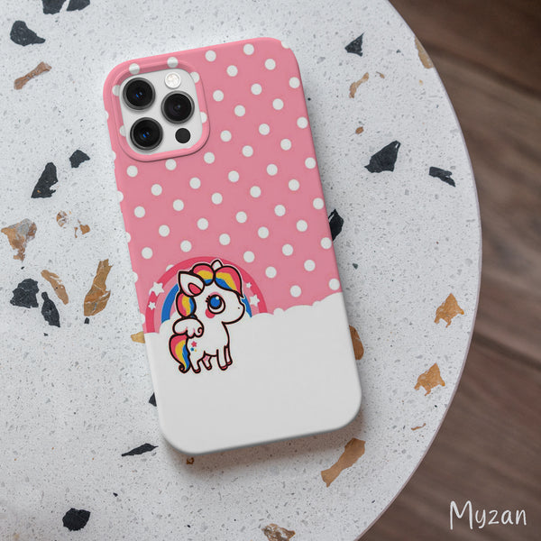 RC101 - Polka Dot Unicorn Mobile Case