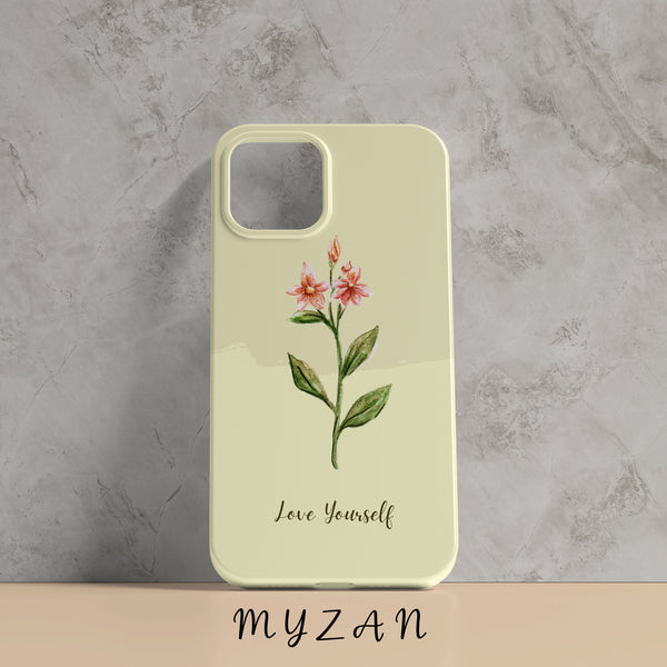 RC181 - Love Yourself - Floral Mobile Case
