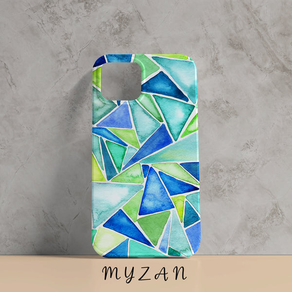 RC120 - Blue & Green Marble Mobile Case