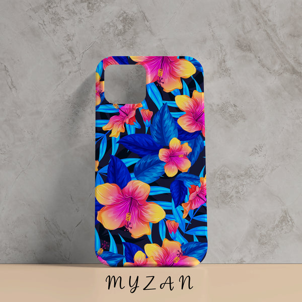 RC132 - Colorful Flower Art Mobile Case