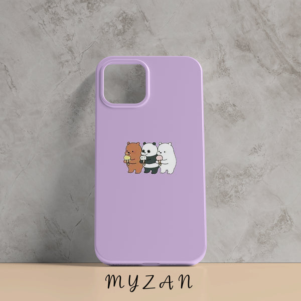 RC158 - 3 Cute Bear Mobile Case