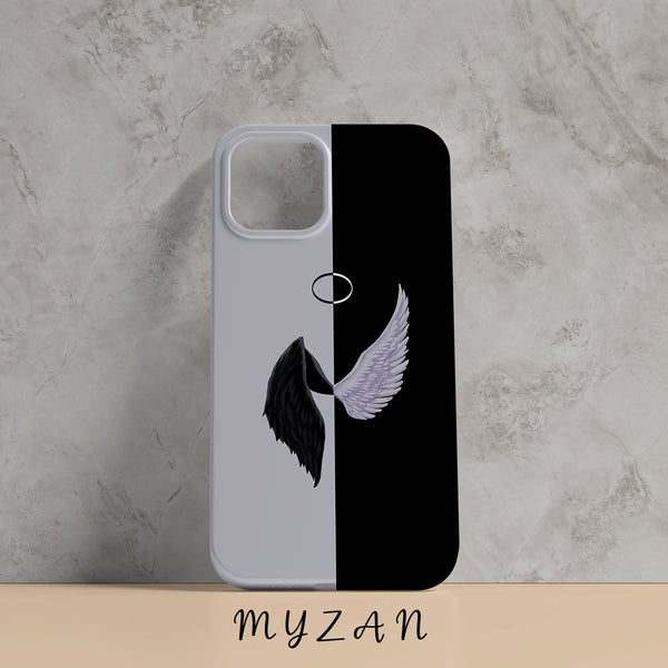 RC161 - Black Angel Aesthetic Mobile Case