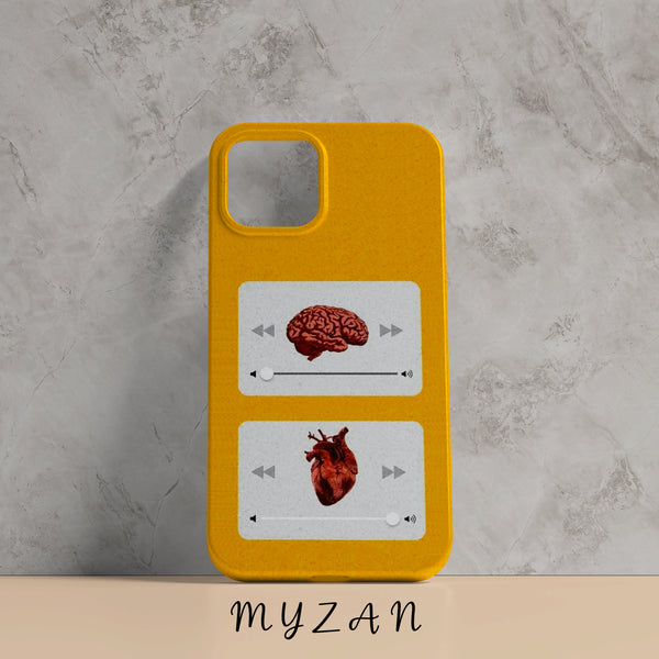 RC168 - Brain & Heart Aesthetic Mobile Case