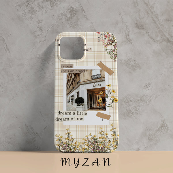 RC187 - Trendy Aesthetic College Mobile Case