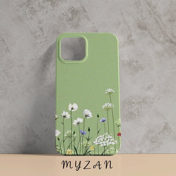 RC209 - Green Floral - Aesthetic Mobile Case