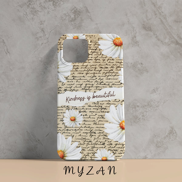 RC214 - Kindness Is Beautiful Floral - Aesthetic Mobile Case