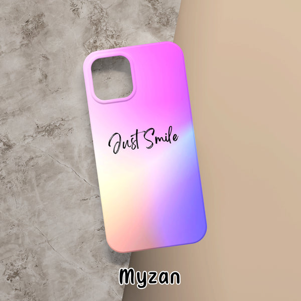 RC234 - Just Smile - Quotes Mobile Case