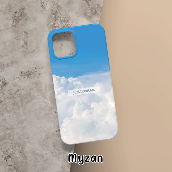 RC237 - Just Breathe - Quotes Mobile Case