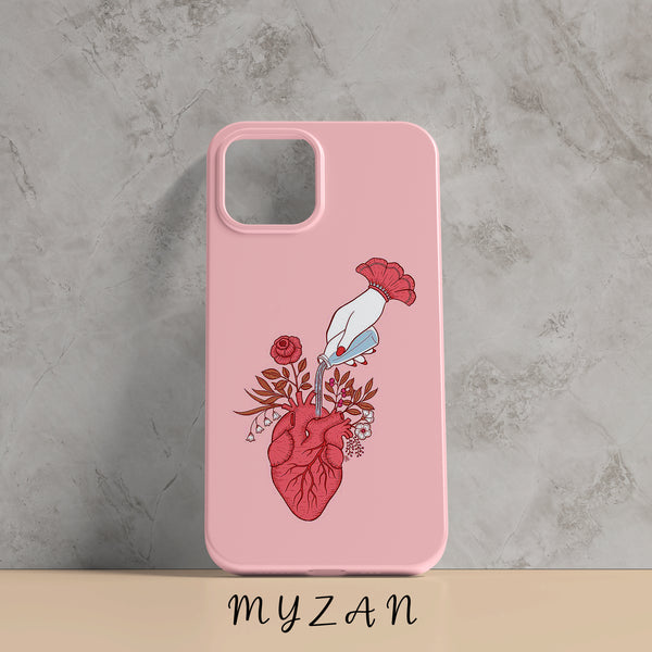 RC205 - Anatomy With Flowers Mobile Case