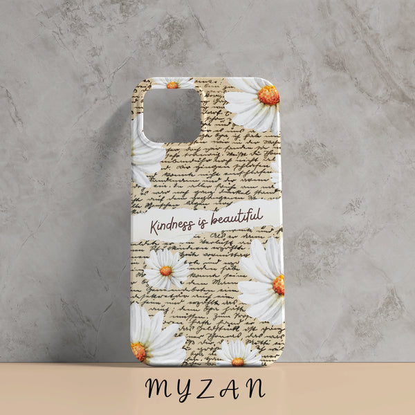 RC243 - KIdness Is Beautiful - Quotes Mobile Case