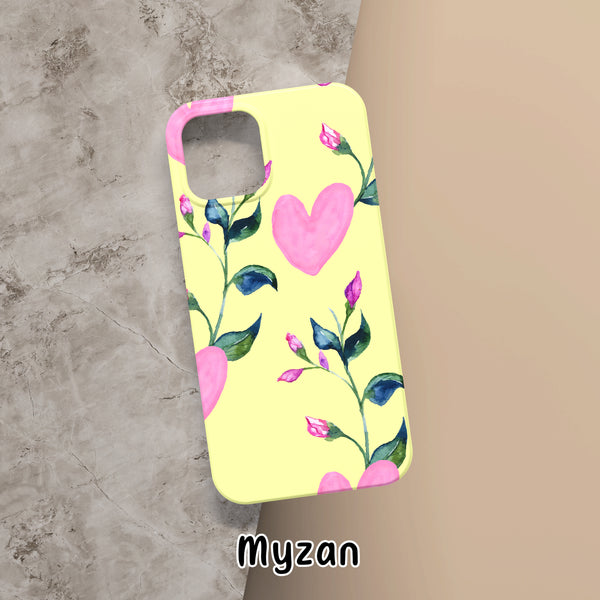 RC257 - Seamless Pattern With Blooming Hand Drawn Floral Mobile Case