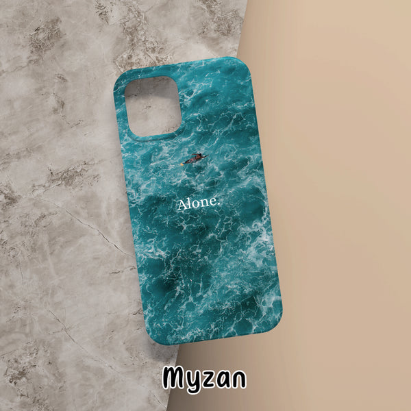 RC316 - Aesthetic Ocean Waves - Quotes Mobile Case