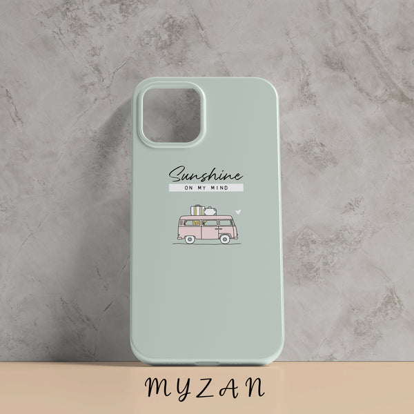 RC318 - Sunshine On My Mind - Quotes Mobile Case