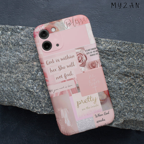 RC333 - Pink Aesthetic Quotes Mobile Case