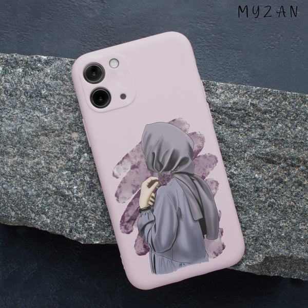 RC350 - Purple Hijab Girl Mobile Case