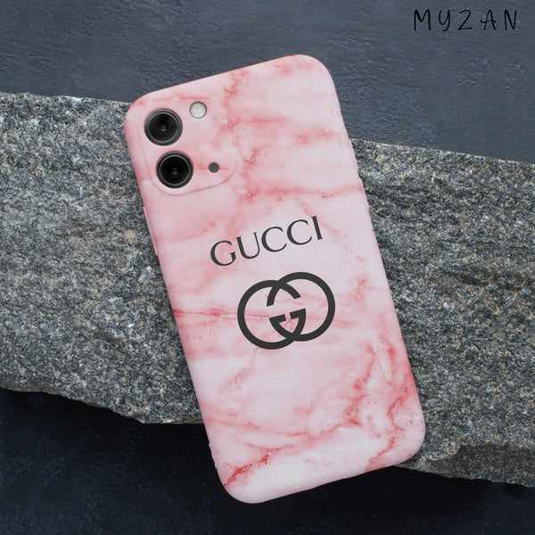 RC362 - Gucci - Pink Marble Mobile Case