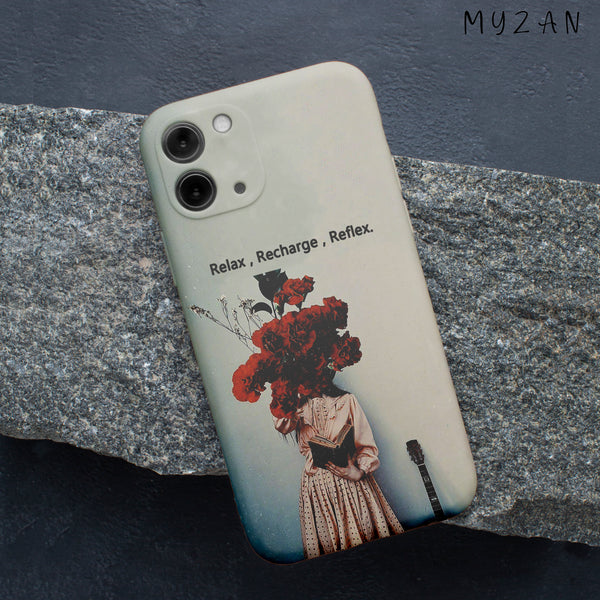 RC373 - Relax, Recharge, Reflex - Floral Mobile Case