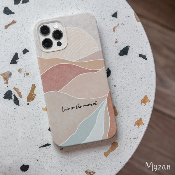 RC389 - Live In The Moment - Quotes Mobile Case