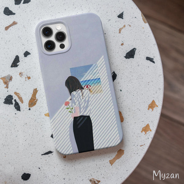 RC395 - Aesthetic Girl Mobile Case