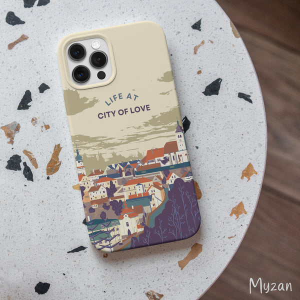 RC412 - Life At City Of Love Mobile Case