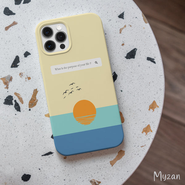 RC429 - Ocean Sunset - Quote Mobile Case