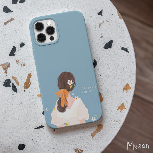 RC455 - Art Drawing - Aesthetic Girl Mobile Case