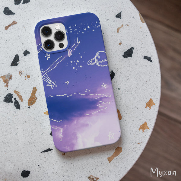 RC480 - Aesthetic Purple - Galaxy Mobile Case