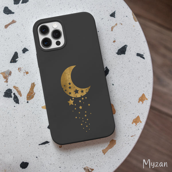 RC491 - Sparkly Stars - Moon Mobile Case