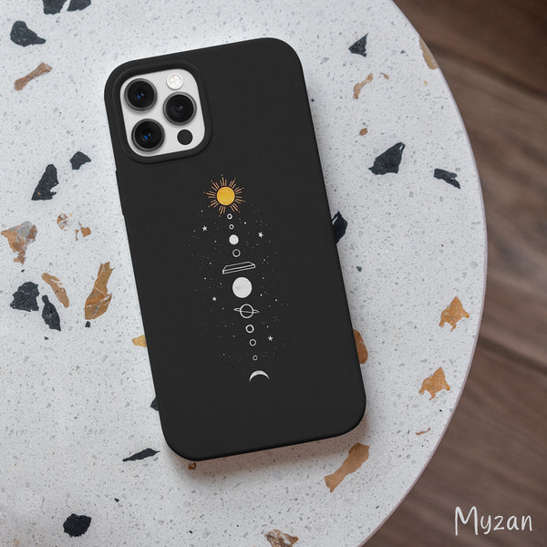 RC495 - Sun & Moon - Aesthetic Mobile Case